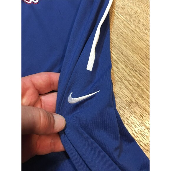 VTG Nike Dayton Flyers Shirt Sz 2XL XXL 1/4 Zip Nylon Polo Pullover NCAA Fit Dry - Picture 4 of 12